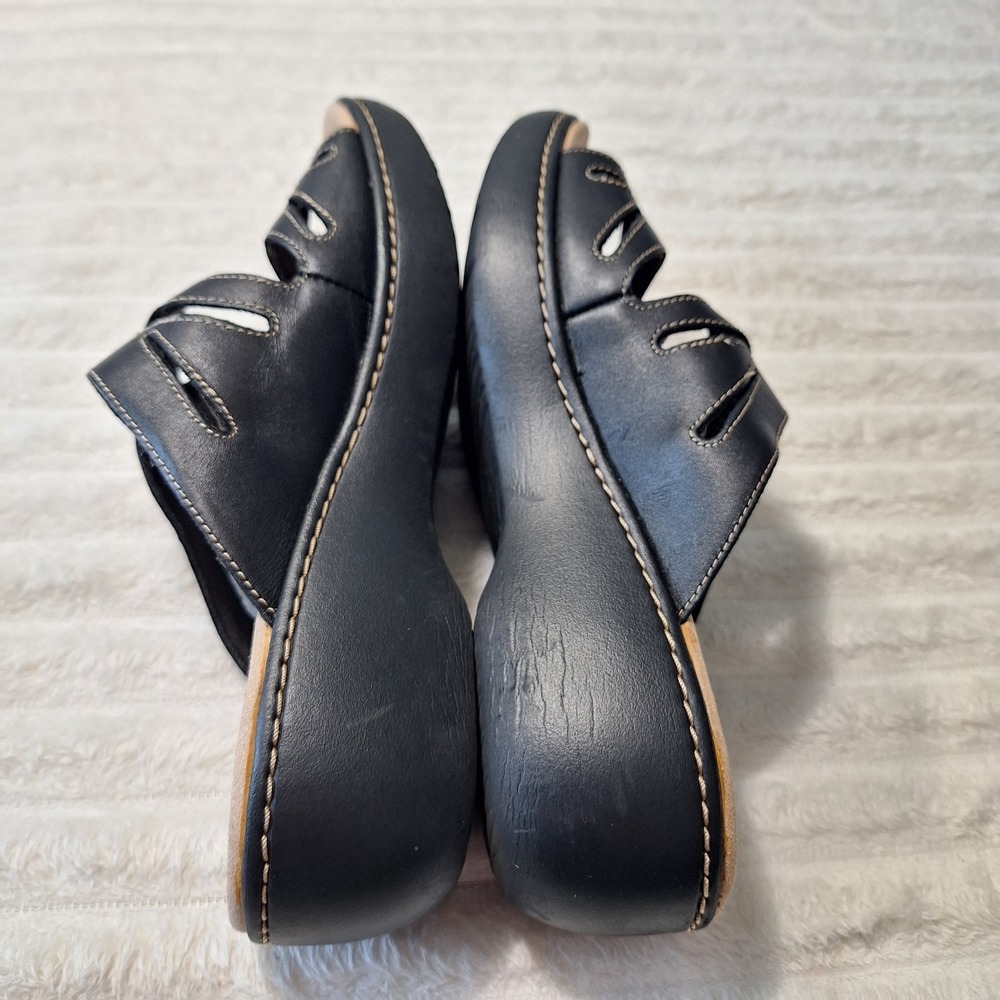 Clarks Collection Merliah Karli Sandals Womens 8 Black Slip On Adjustable... - Picture 9 of 12